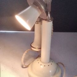 Vintage Candlestick Phone Lamp 