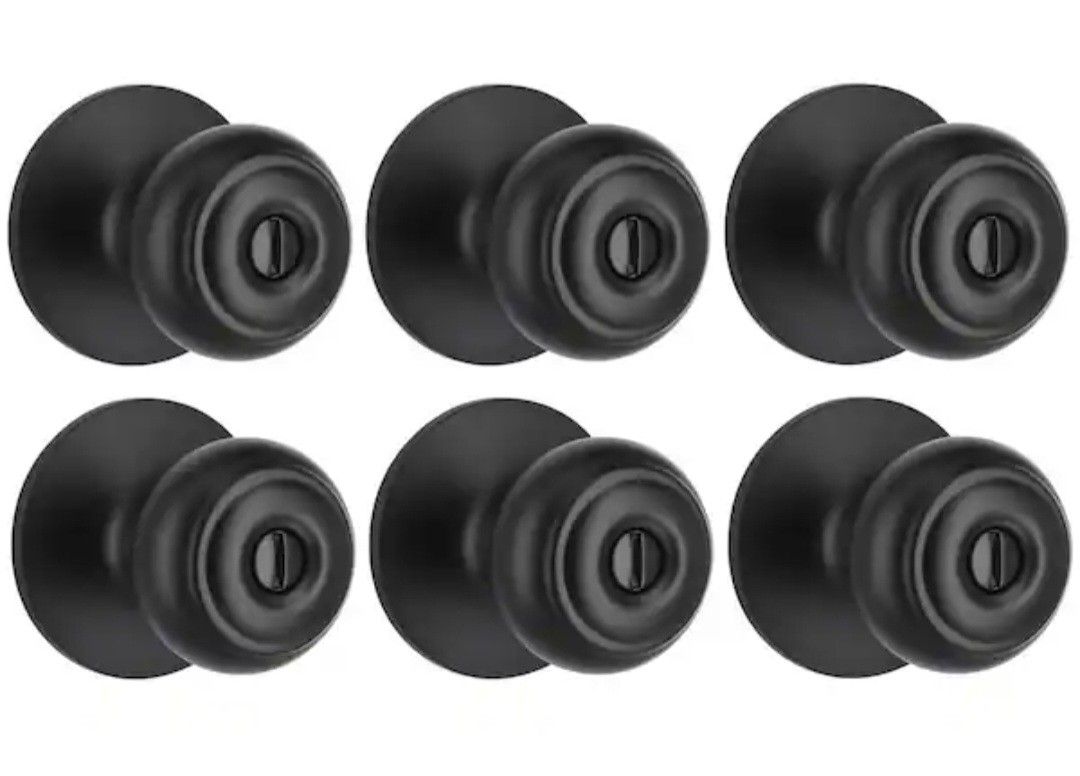 DEFIANT 5 Pack Bed Bath Door Knobs $45