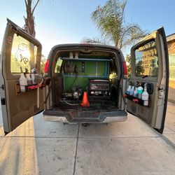 mobile detailing setup van 