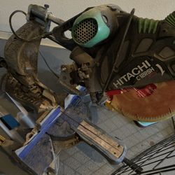 itachi C12RSH 12 in. Sliding Dual Compound Miter Saw with Laser Marker