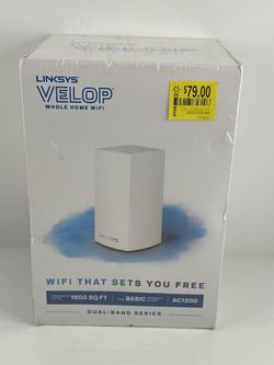 Linksys Velop AC1200 Dual Band Mesh WiFi System NEW Unopened