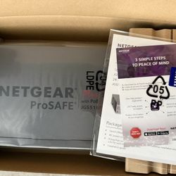 NETGEAR ProSAFE Plus JGS516PE 16-port PoE Gigabit WiFi Rage Extender 