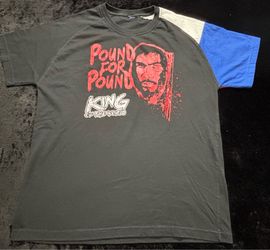 Men Large Y2K Manny Pacquiao Pound For Pound King Of The World Graphic T-Shirt