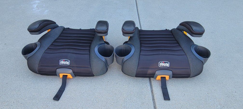 2 Chicco  Backless Booster Seats