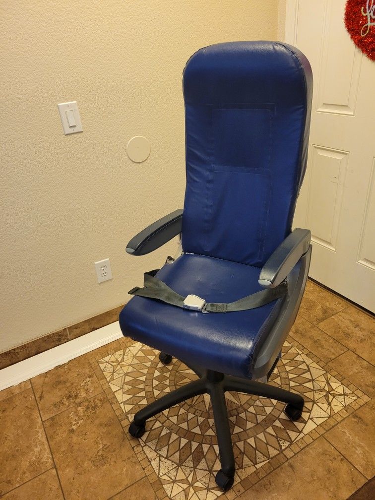 Office Desk Chair From A Boeing 737 Seat