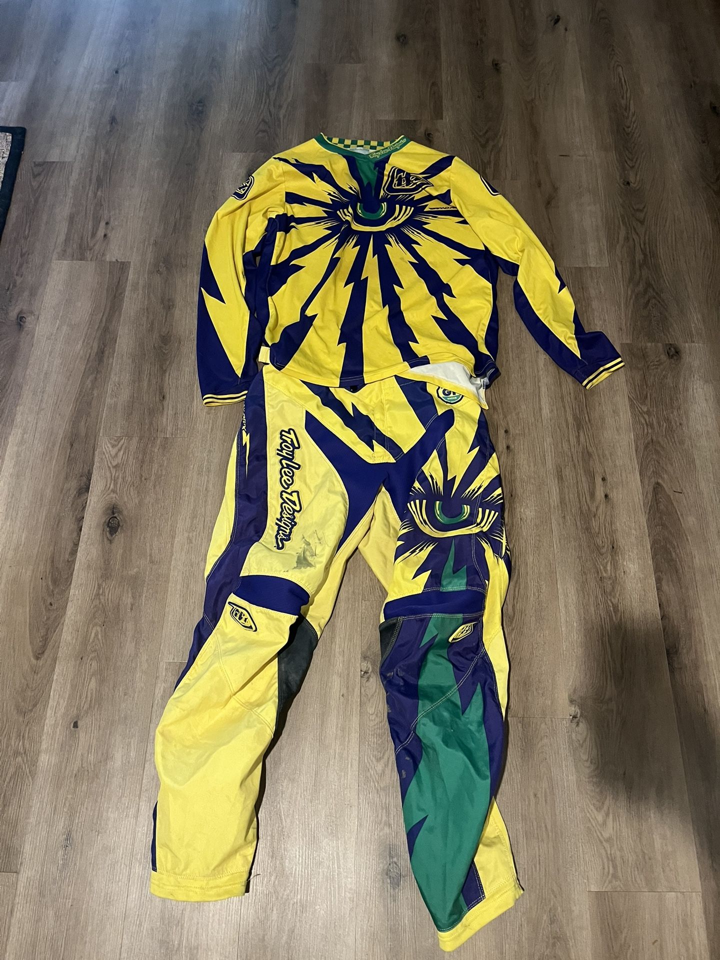 Troy Lee Design Motorcross Pants And Jersey