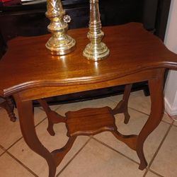 Antique Solid Mahogany 3ft Table 