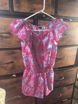 $4 GIRL'S ROMPER SIZE 7/8