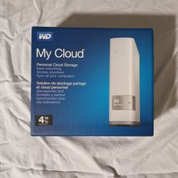 WD 4TB My Cloud Personal Network Attached Storage