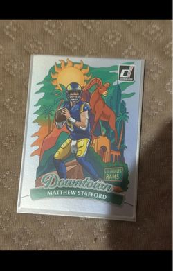 Matthew Stafford Donruss Downtown LA Rams Card
