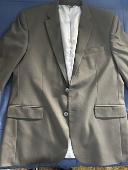 JM Haggar Classic Fit Black Suit Large