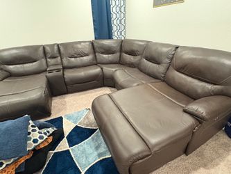 Leather Sectional