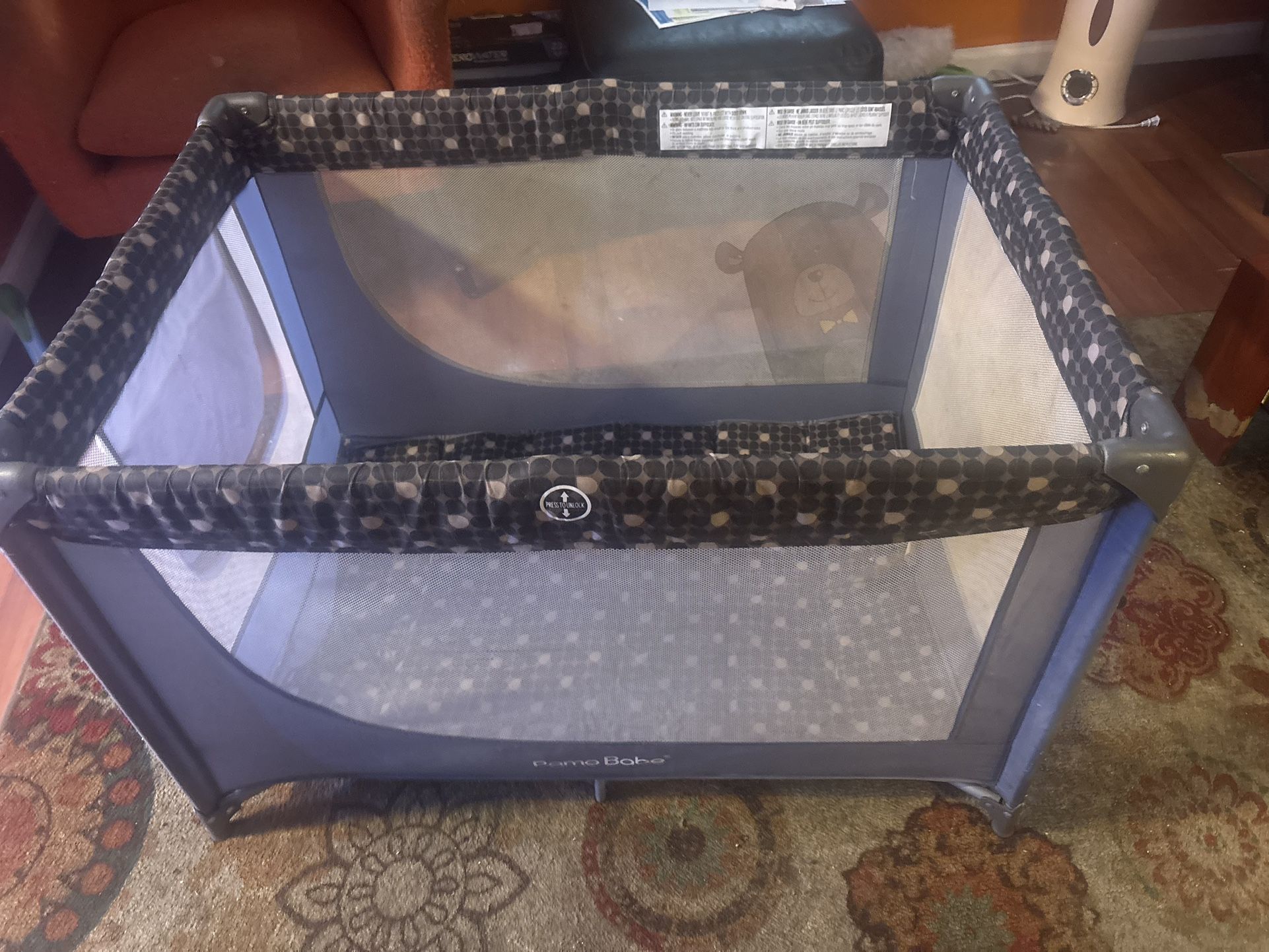 Baby Foldable Play Pen Bed