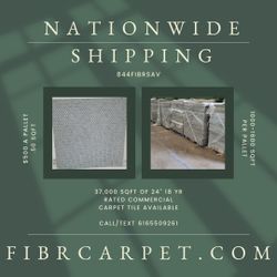 1000 Sqft of Repurposed Carpet Tiles 37,000 Sqft Available