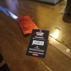 Sprayground Looney Tunes Red Rubber Tag + Authentic Hang Card (Limited Edition)