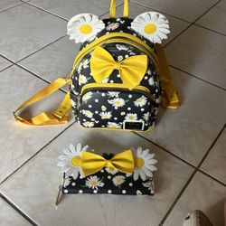 Daisy Flower Backpack And Wallet Loungefly 