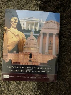 Government in America 3rd edition history book