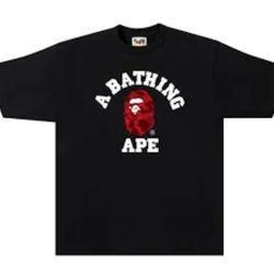 Bathing Ape Tee Red/Black