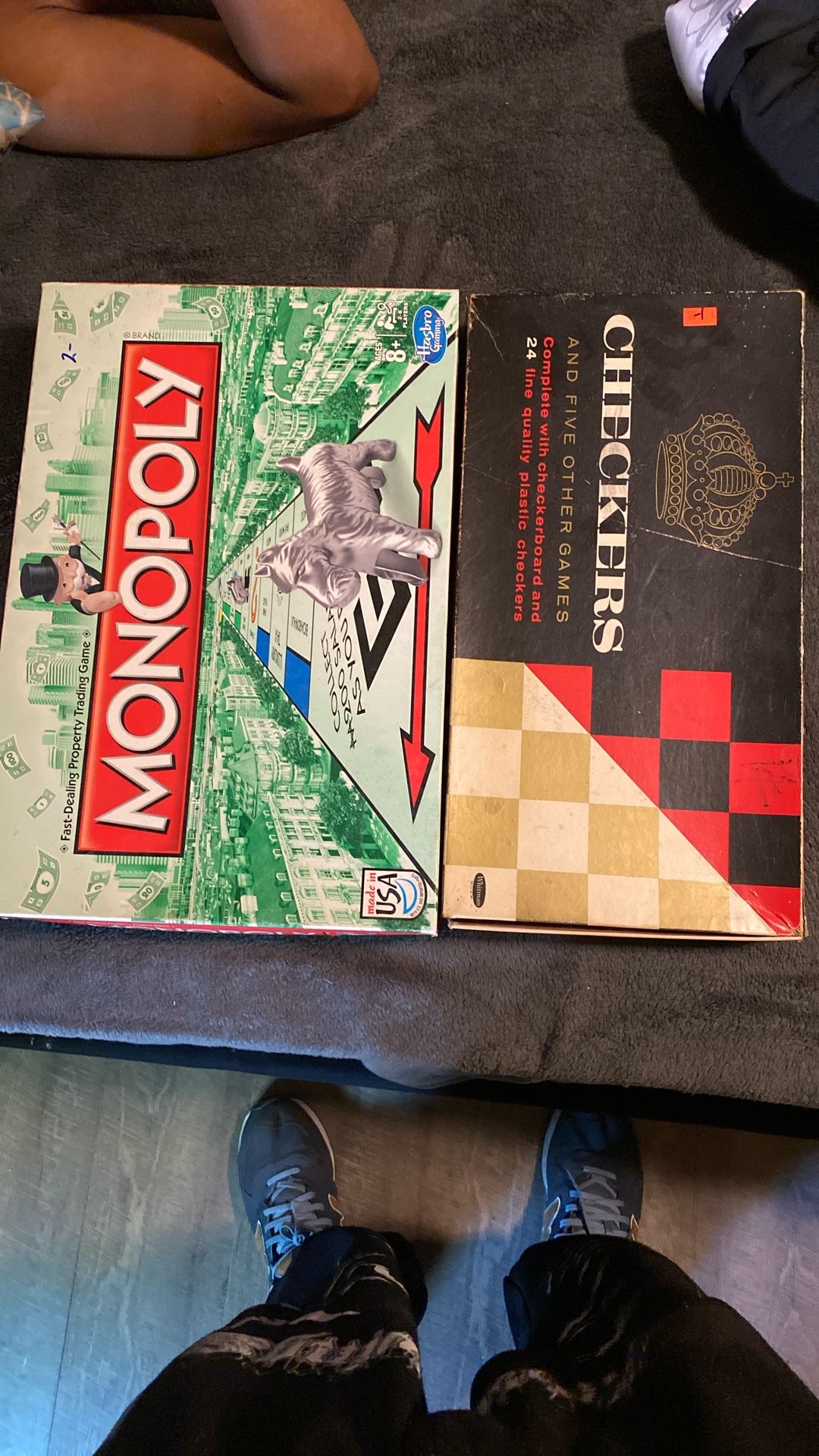 Monopoly And Checkers All Pieces Included