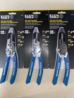 🔧 Brand New Klein Heavy-Duty Slim Forged Kurved Wire Strippers 💪💯