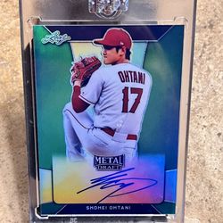 Shohei Ohtani Auto Card 