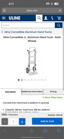 Uline Dolly