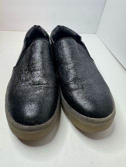 Sam Edelman Black Leather Slip Ons Women's Size 6.5M