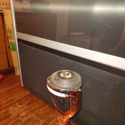 64 Inch Wide Projection Screen TV and Hover Board 