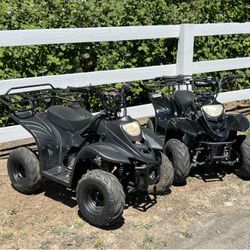 Pair of 110cc Kids Quads Atv 4Wheelers 