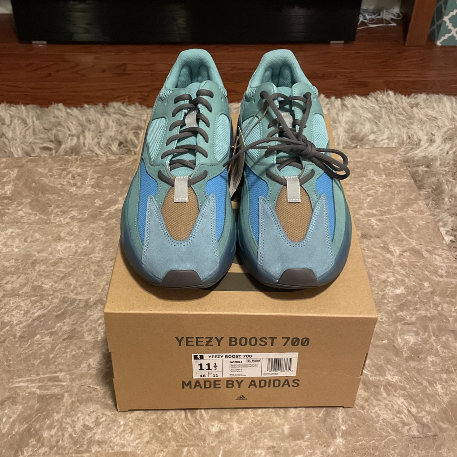 Adidas Yeezy Boost 700 - Faded Azure - Size 11.5