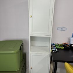 White Storage Cabinet Pantry