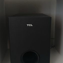 TCL sound bar and bass