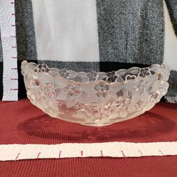 Antique Glass Serving Bowl