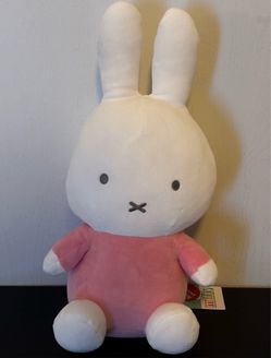 Miffy Round1 Exclusive Pink Rabbit Plush Toy