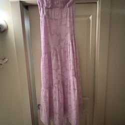 Hello Molly- Strapless Floral Dress