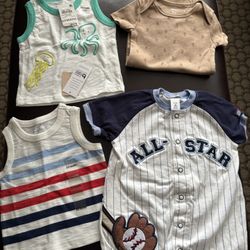 4 Infant Summer Clothes 6-9 Months