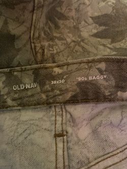 Denim jeans camo