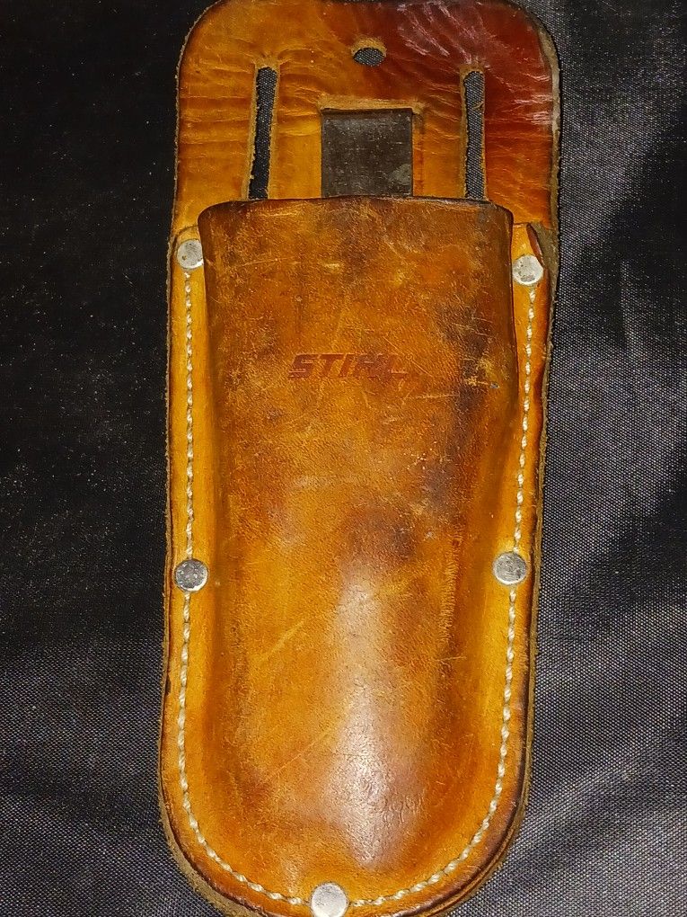 STIHL leather sheath for shears/snips