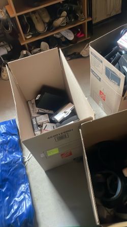 Whole box New,used some may be broken headphones