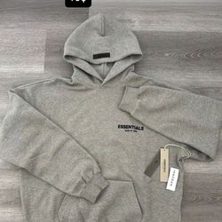 Essentials Dark Oatmeal Hoodie