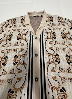 Murano Button-Up Knit Shirt