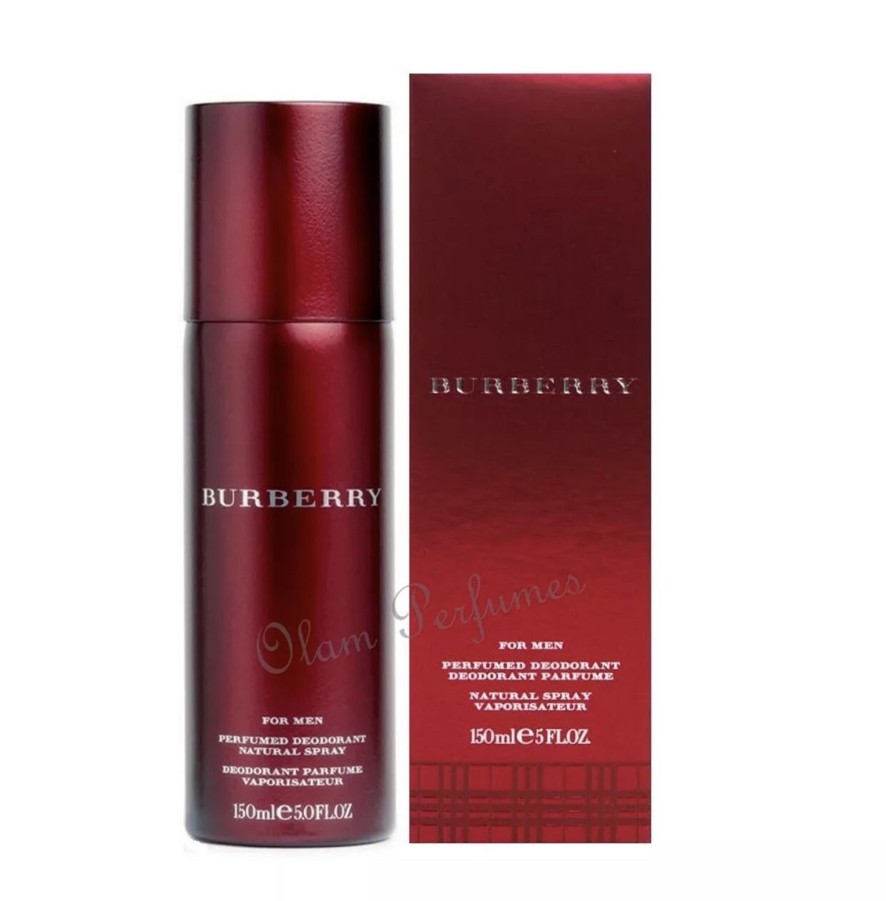 Burberry Classic for Men Deodorant Fragrance Spray, 150ml / 5oz