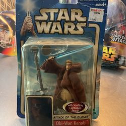 Hasbro Star Wars Attack Of The Clones Obi-Wan Kenobi