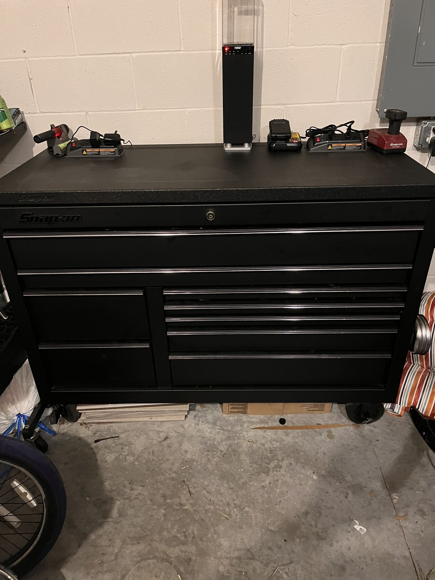 Snap On Toolbox w/ Power Outlets