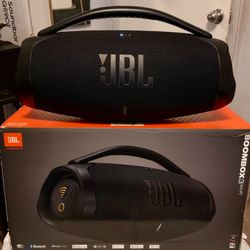 JBL Boombox 3 (WiFi) w/ 24H Playtime Powerful Portable Bluetooth Speaker, Waterproof, JBL Pro Sound