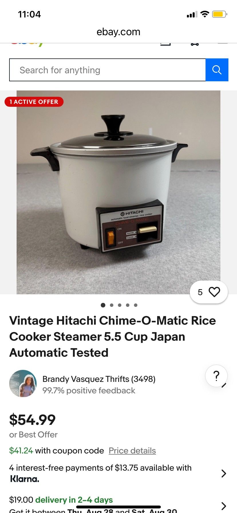 New Food Steamer & Rice Cooker In One