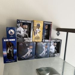 Dodger Bobbleheads (Ohtani/Treinen/Hernandez/Smith/May/Baker)