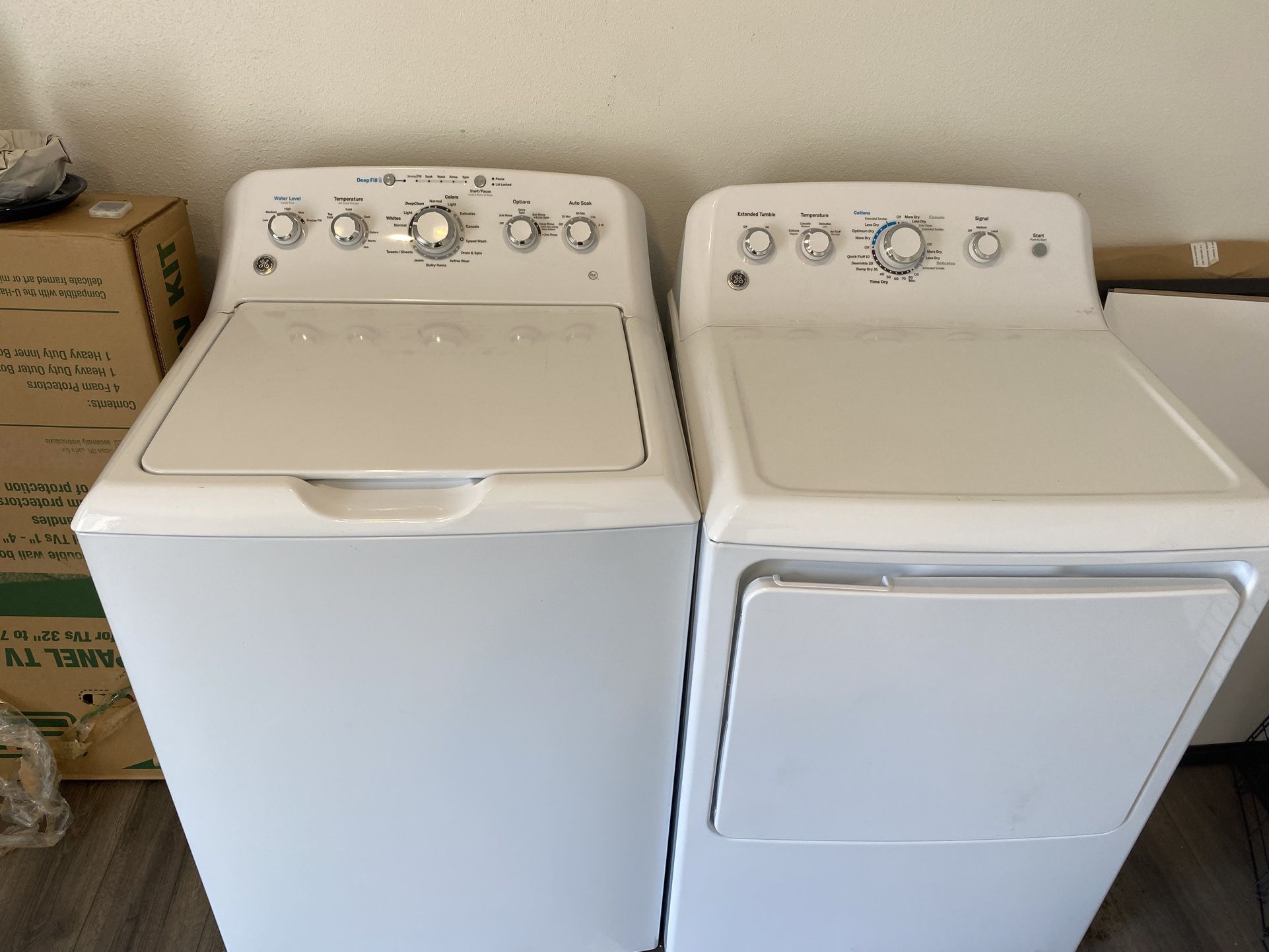 Brand New GE Washer & Dryer
