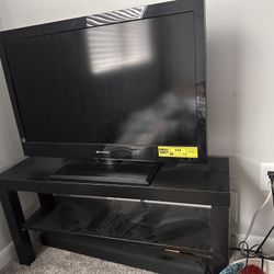 Emerson tv 32 Inch With Stand & IKEA Tv Stand