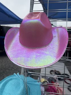 Pink Barbie cowgirl hat 